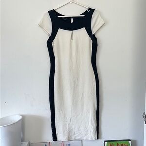 Bebe Black and White Dress